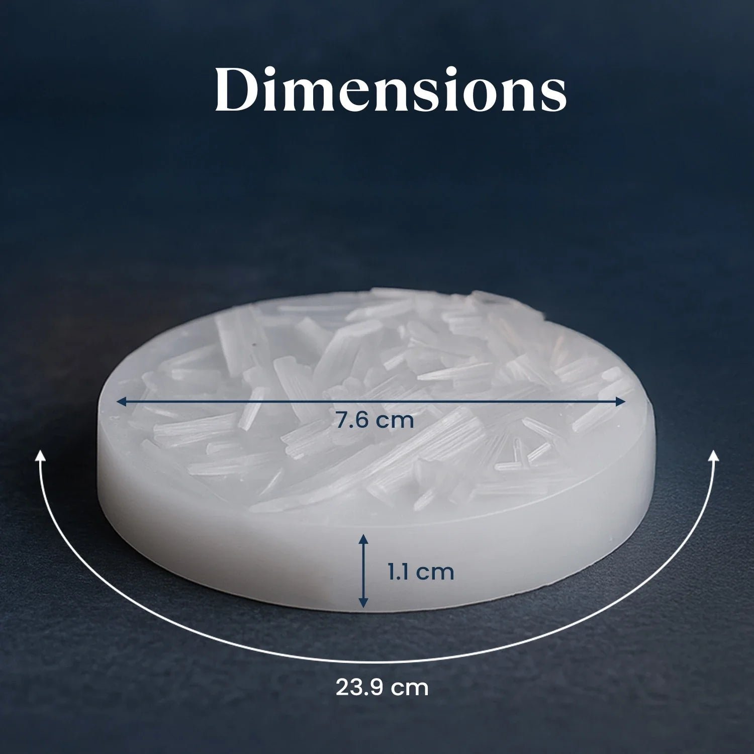 MantraMani SELENITE & GARNET (Chandramani / Tamra Mani / Rakta Mani) - Energized Vedic Gemstone Jewelry - MantraMani