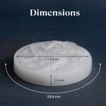 MantraMani SELENITE & PYRITE (Chandramani / Suvarnaprastha) - Energized Vedic Gemstone Jewelry - MantraMani