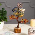 MantraMani 7 Chakra Crystal Tree - Energized Vedic Gemstone Jewelry - MantraMani