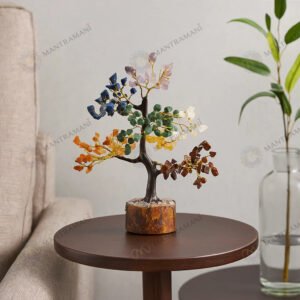 MantraMani 7 Chakra Crystal Tree – Balance, Healing & Positive Energy
