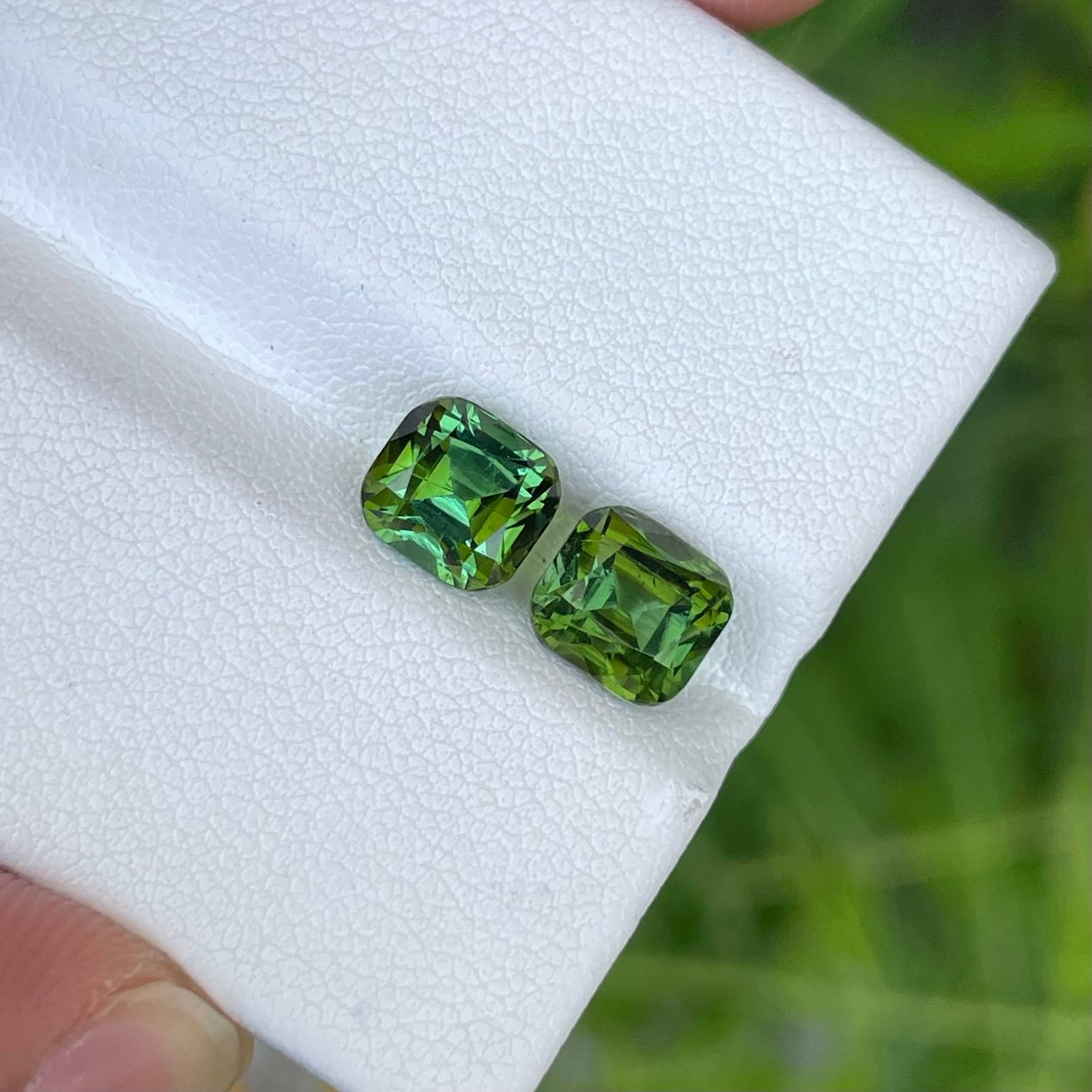 MantraMani Tourmaline Loose Gemstone – Authentic, Lab Certified | India - Angle 4