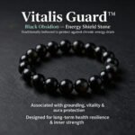 MantraMani Vitalis Guard  Protective Health Bracelet for Chronic Issues & Energy Drain - Energized Vedic Gemstone Jewelr...