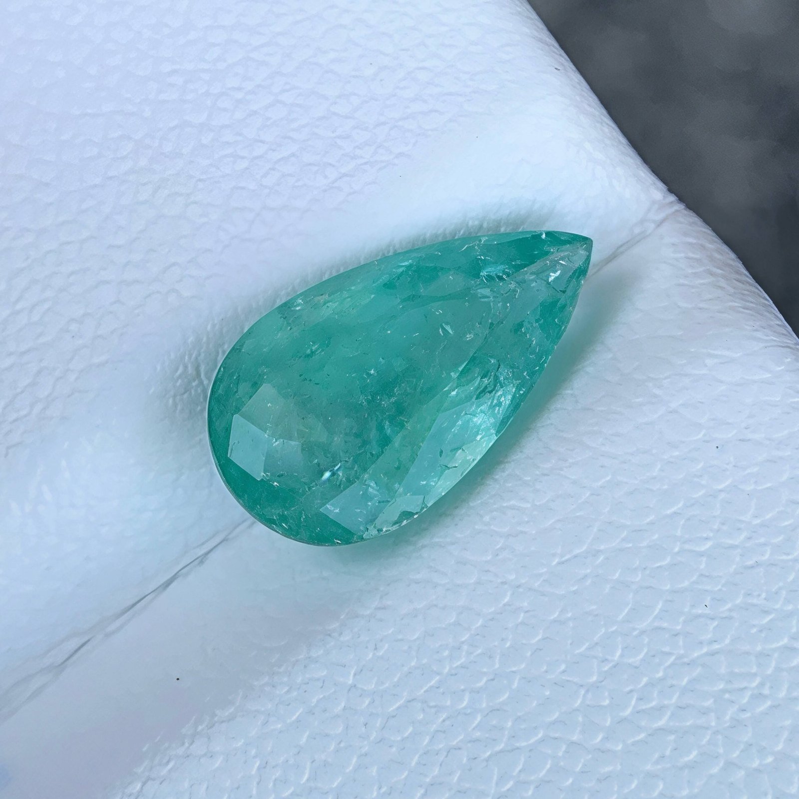 MantraMani 2.97 Carat Paraiba Tourmaline Pear Cut Natural Loose Gemstone