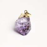 MantraMani Amethyst Crystal Pendant - Energized Vedic Gemstone Jewelry - MantraMani