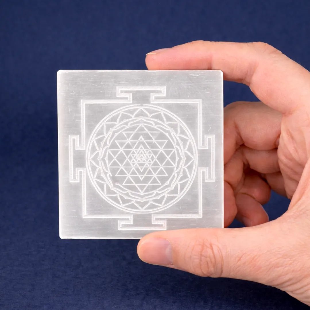 MantraMani SELENITE (Chandramani) - Energized Vedic Gemstone Jewelry - MantraMani