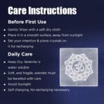 MantraMani SELENITE (Chandramani) - Energized Vedic Gemstone Jewelry - MantraMani