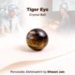 MantraMani Tiger Eye Keychain for Courage & Willpower & Protection Shield - Energized Vedic Gemstone Jewelry - MantraMani
