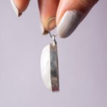 MantraMani Moonstone Crystal Pendant - Energized Vedic Gemstone Jewelry - MantraMani