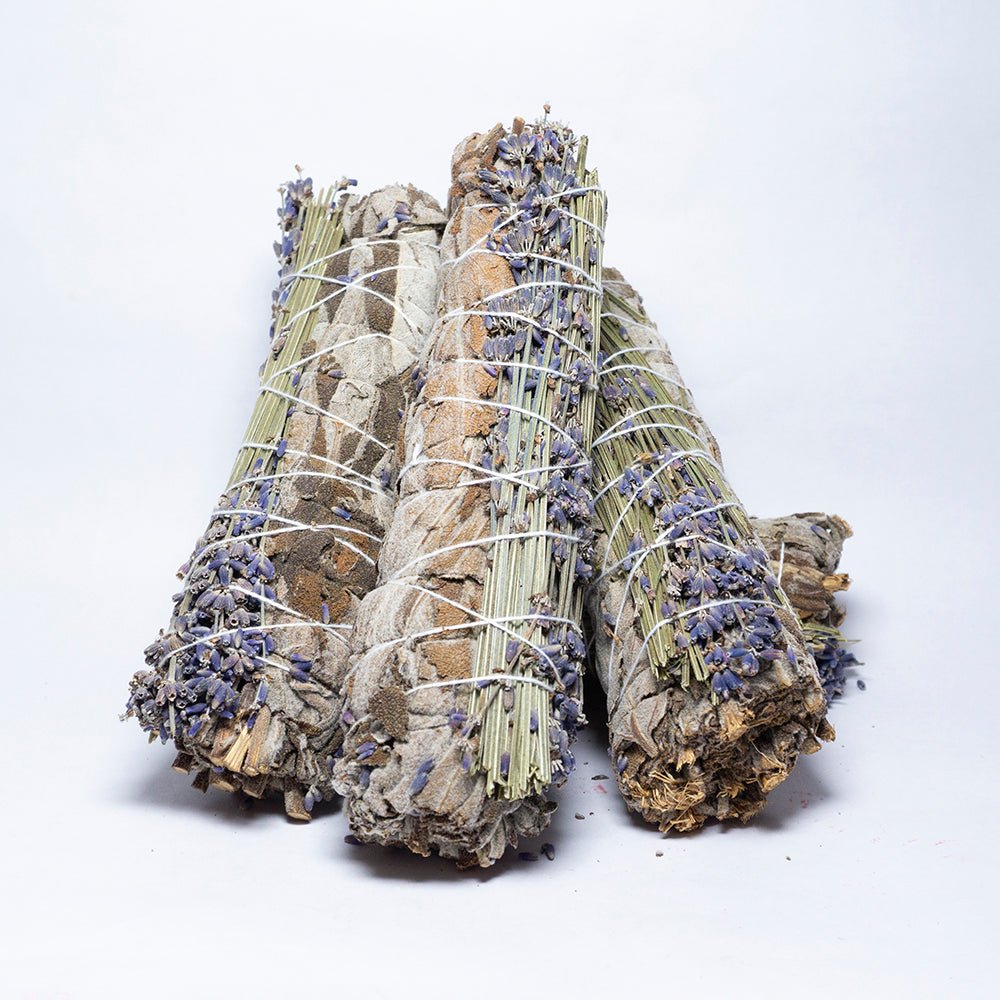 MantraMani LAVENDER & SAGE (Lavan / Pavitra Shanti) - Energized Vedic Gemstone Jewelry - MantraMani