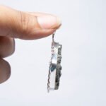 MantraMani Pyrite Crystal Fancy Pendant - Energized Vedic Gemstone Jewelry - MantraMani