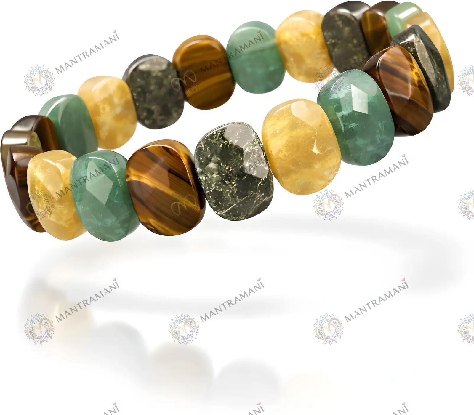Dhan Vriddhi Oval Money Magnet Bracelet – Wealth | MantraMani