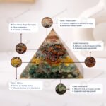 MantraMani Dhan Vriddhi Pyramid  Pyrite Money Magnet for Wealth, Abundance & Financial Growth, Business Success & Cash F...