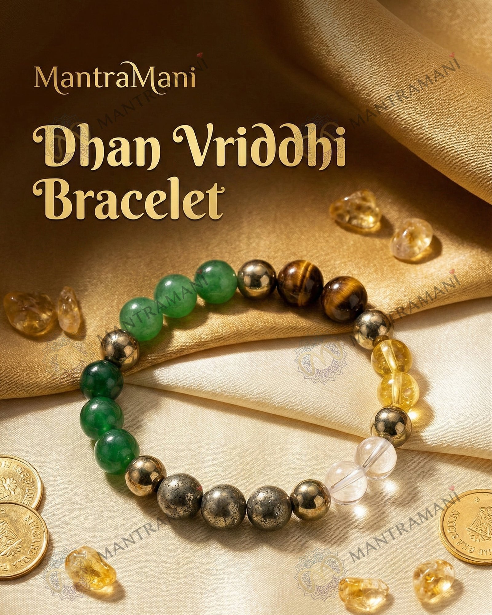 MantraMani Dhan Vriddhi - Energized Vedic Gemstone Jewelry - MantraMani