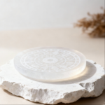 MantraMani SELENITE Plate