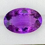 MantraMani Amethyst Loose Gemstone – Authentic, Lab Certified | India - Angle 2