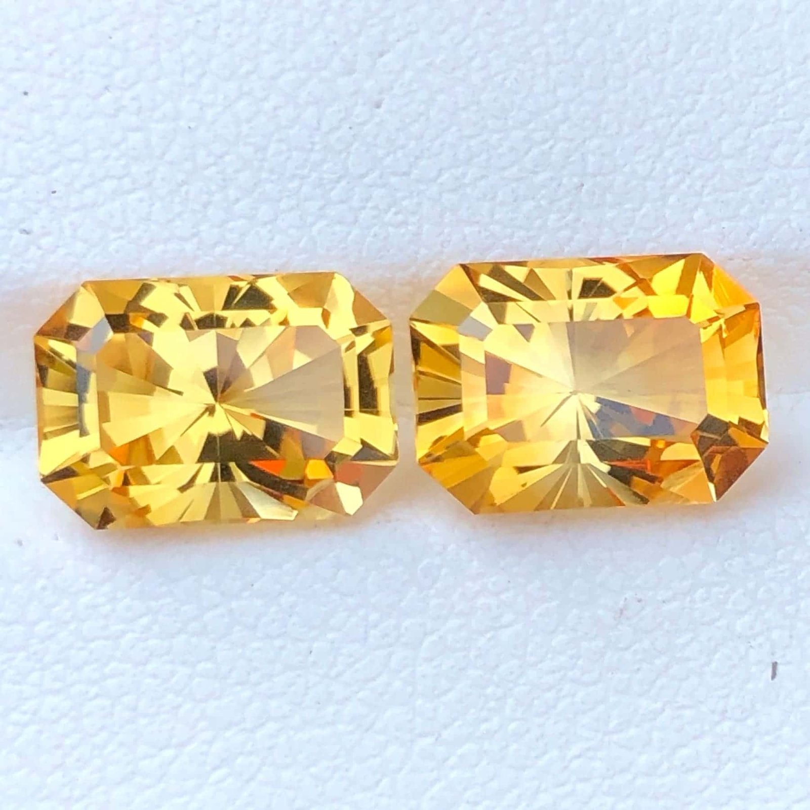 MantraMani Citrine Loose Gemstone – Authentic, Lab Certified | India - Angle 3