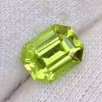 MantraMani Peridot Loose Gemstone – Authentic, Lab Certified | India - Angle 2