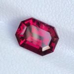 MantraMani Garnet Loose Gemstone – Authentic, Lab Certified | India - Angle 3