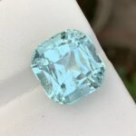 MantraMani Aquamarine Loose Gemstone – Authentic, Lab Certified | India - Angle 5