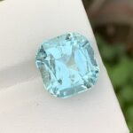MantraMani Aquamarine Loose Gemstone – Authentic, Lab Certified | India - Angle 6