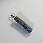 MantraMani Lapis Lazuli Crystal Point Pendant - Energized Vedic Gemstone Jewelry - MantraMani