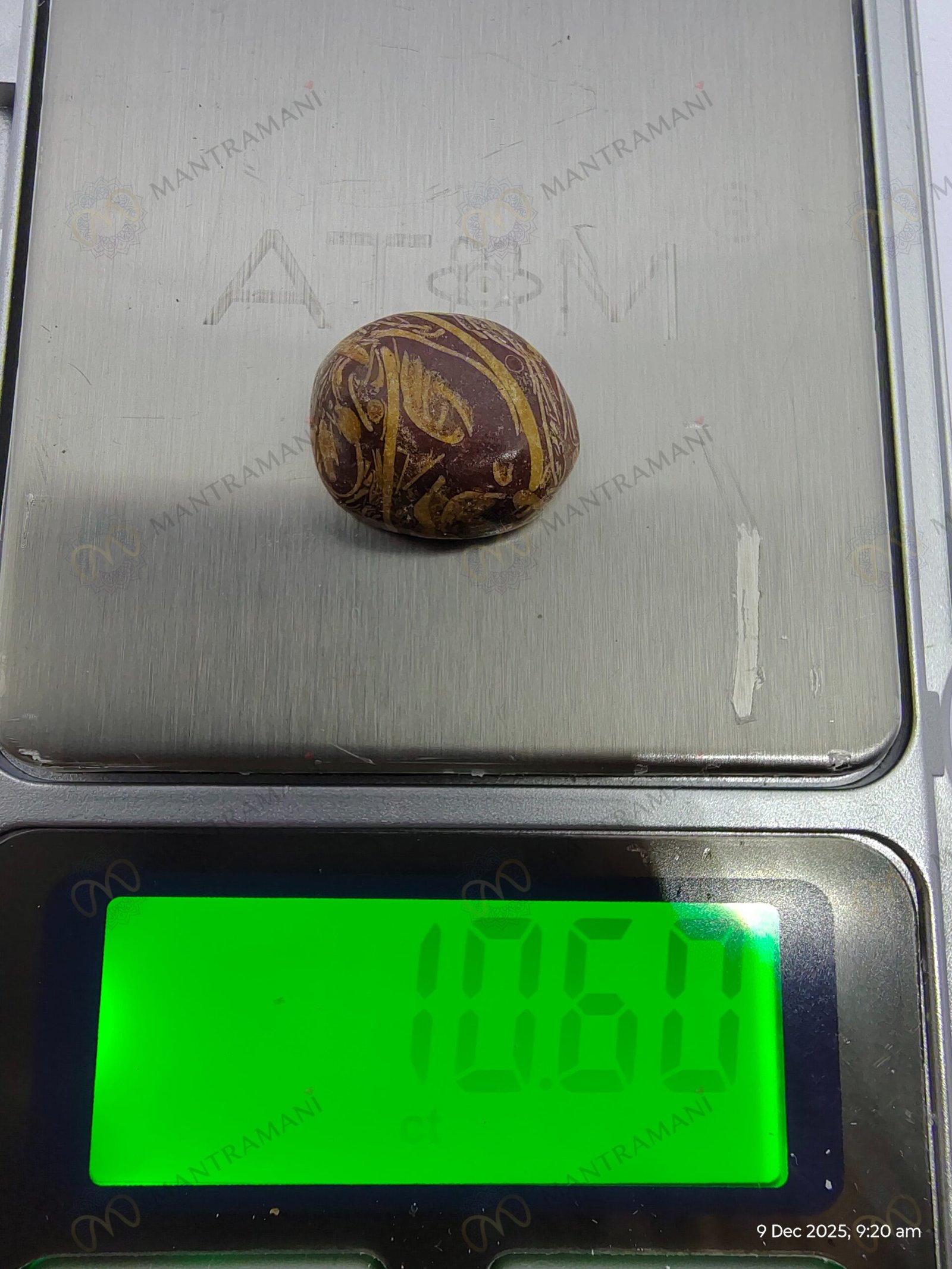 MantraMani Sang - e - Maryam — Premium Raw Healing Stone for Emotional Balance