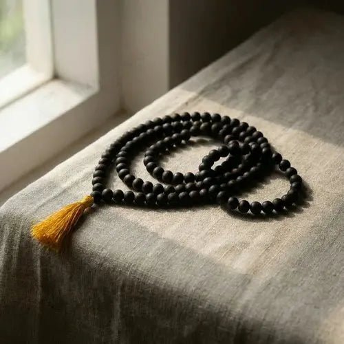 MantraMani Karungali (Ebony) Mala — 108 Beads for Protection, Grounding & Spiritual Alignment