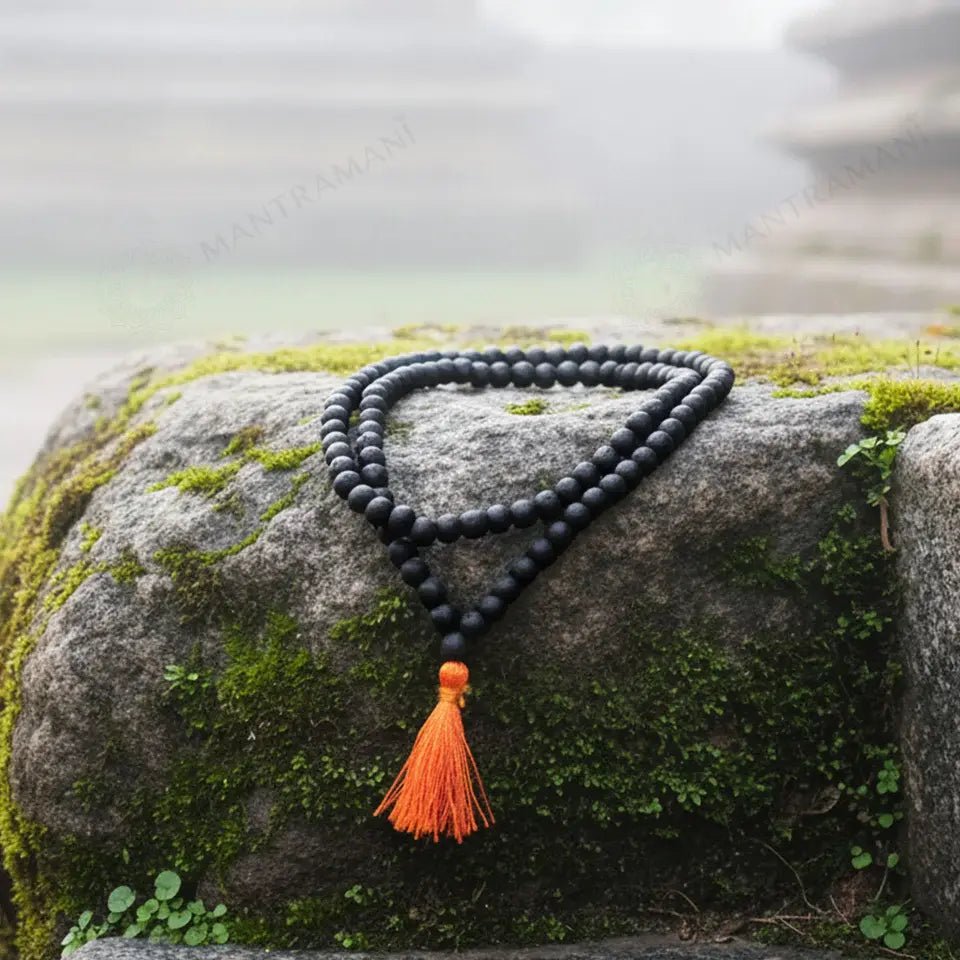 MantraMani Divya Karungali Mala - Energized Vedic Gemstone Jewelry - MantraMani