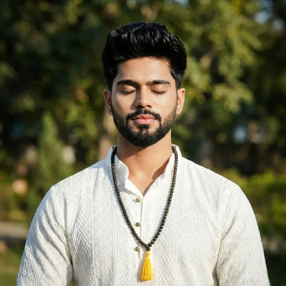 MantraMani Divya Karungali Mala - Energized Vedic Gemstone Jewelry - MantraMani