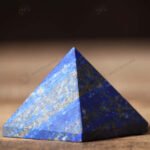 MantraMani Lapis Lazuli Pyramid - Energized Vedic Gemstone Jewelry - MantraMani