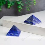 MantraMani Lapis Lazuli Pyramid - Energized Vedic Gemstone Jewelry - MantraMani