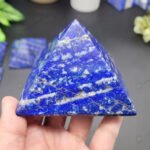 MantraMani Lapis Lazuli Pyramid - Energized Vedic Gemstone Jewelry - MantraMani