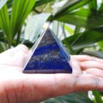 MantraMani Lapis Lazuli Pyramid - Energized Vedic Gemstone Jewelry - MantraMani