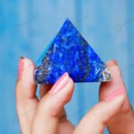 MantraMani Lapis Lazuli Pyramid - Energized Vedic Gemstone Jewelry - MantraMani