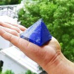 MantraMani Lapis Lazuli Pyramid - Energized Vedic Gemstone Jewelry - MantraMani