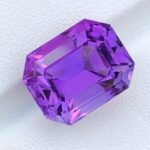 MantraMani Amethyst Loose Gemstone – Authentic, Lab Certified | India - Angle 3