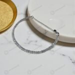 MantraMani Labradorite Anklet - Energized Vedic Gemstone Jewelry - MantraMani