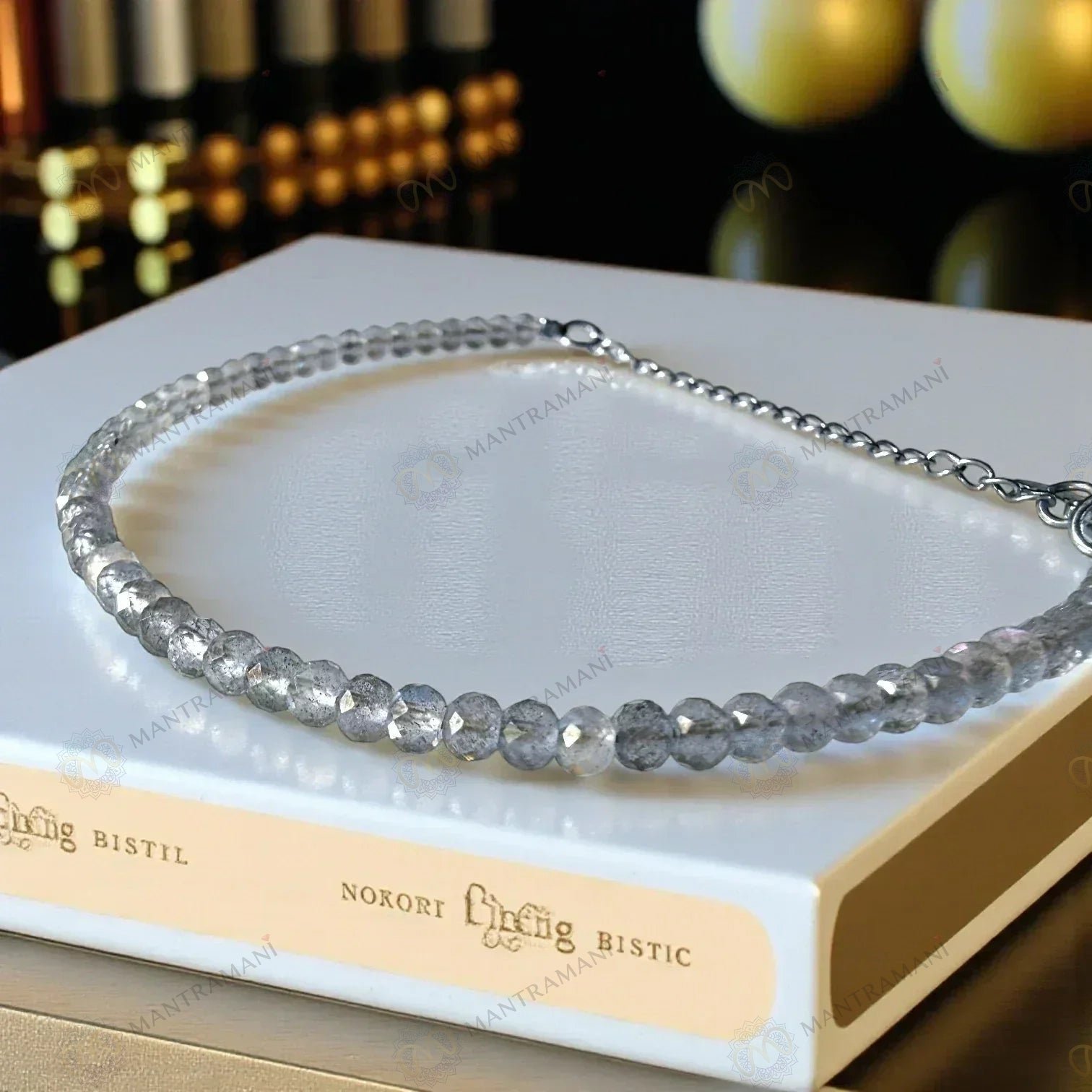MantraMani Labradorite Anklet