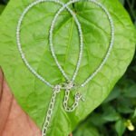 MantraMani Moonstone Anklet - Energized Vedic Gemstone Jewelry - MantraMani