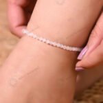 MantraMani Moonstone Anklet - Energized Vedic Gemstone Jewelry - MantraMani