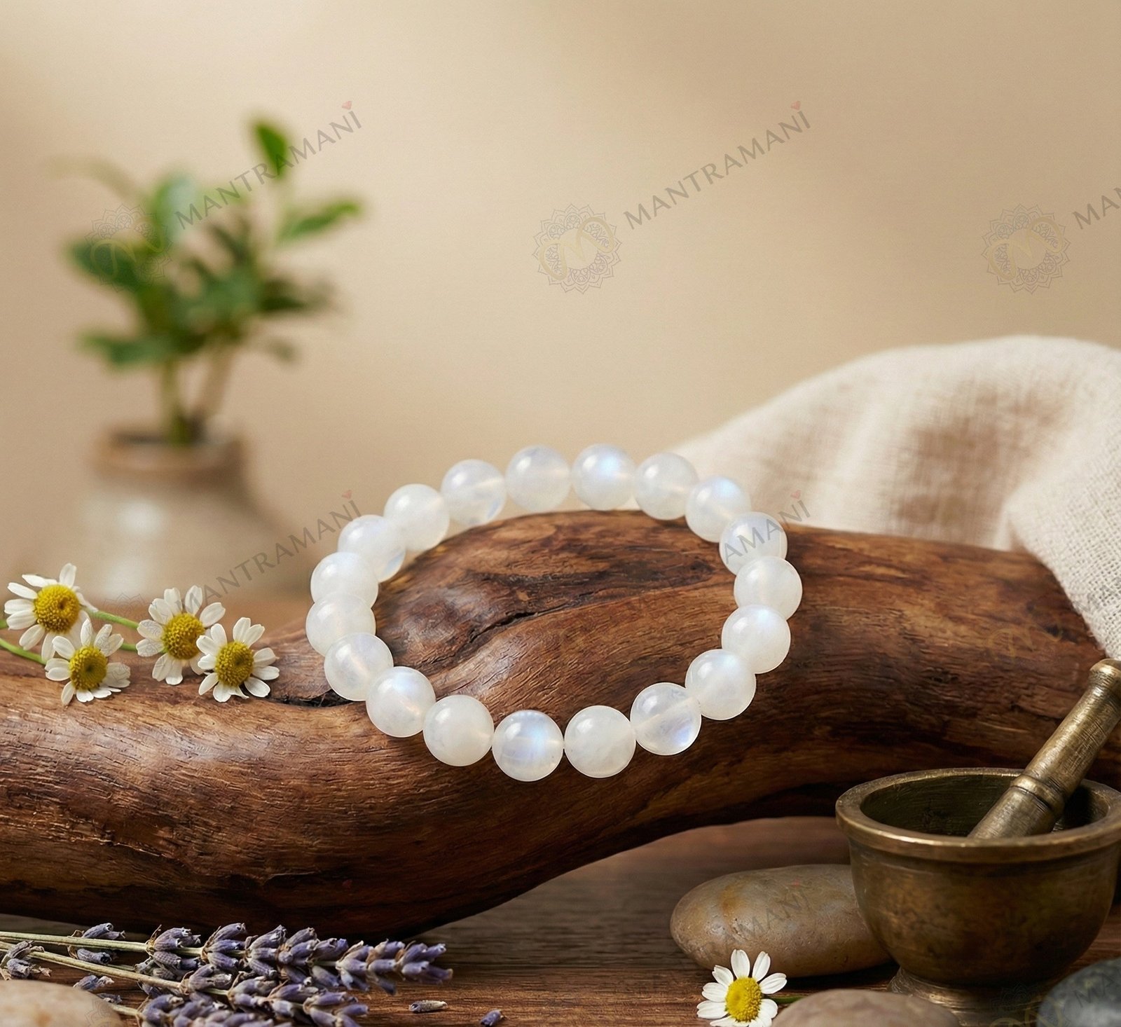 MantraMani Lunar Grace - Energized Vedic Gemstone Jewelry - MantraMani