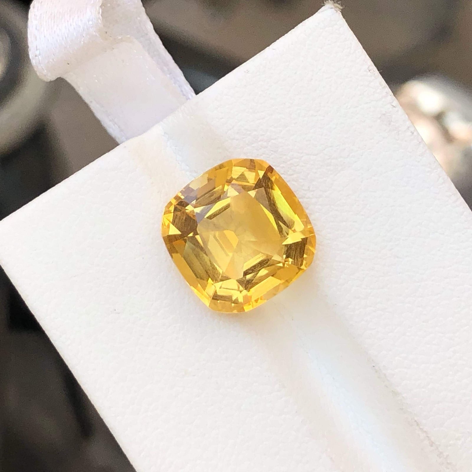 MantraMani Golden Citrine Natural Loose Gemstone - Imported - Brazil