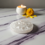 MantraMani SELENITE (Chandramani) - Energized Vedic Gemstone Jewelry - MantraMani