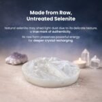 MantraMani SELENITE & GARNET (Chandramani / Tamra Mani / Rakta Mani) - Energized Vedic Gemstone Jewelry - MantraMani