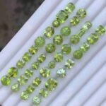 MantraMani Peridot Loose Gemstone – Authentic, Lab Certified | India - Angle 2