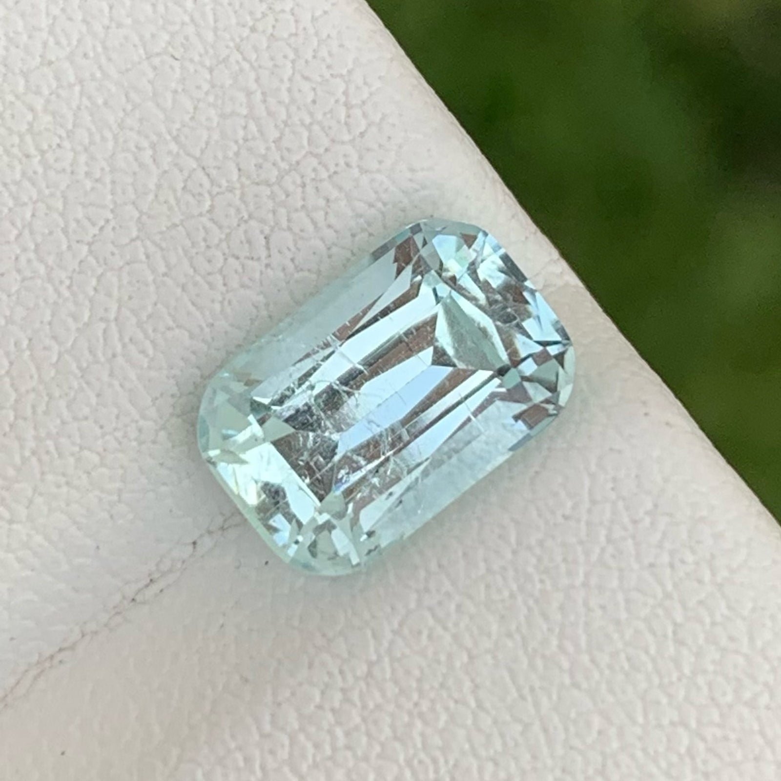 MantraMani Blue Aquamarine Natural Loose Gemstone - Imported - Brazil
