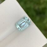 MantraMani Aquamarine Loose Gemstone – Authentic, Lab Certified | India - Angle 5