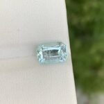 MantraMani Aquamarine Loose Gemstone – Authentic, Lab Certified | India - Angle 6