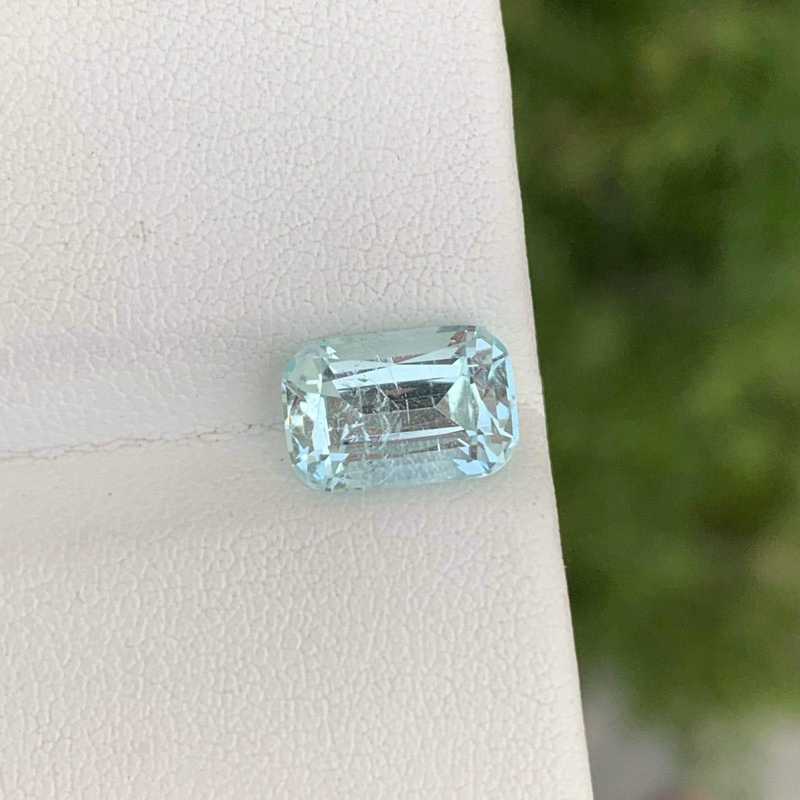 MantraMani Aquamarine Loose Gemstone – Authentic, Lab Certified | India - Angle 6