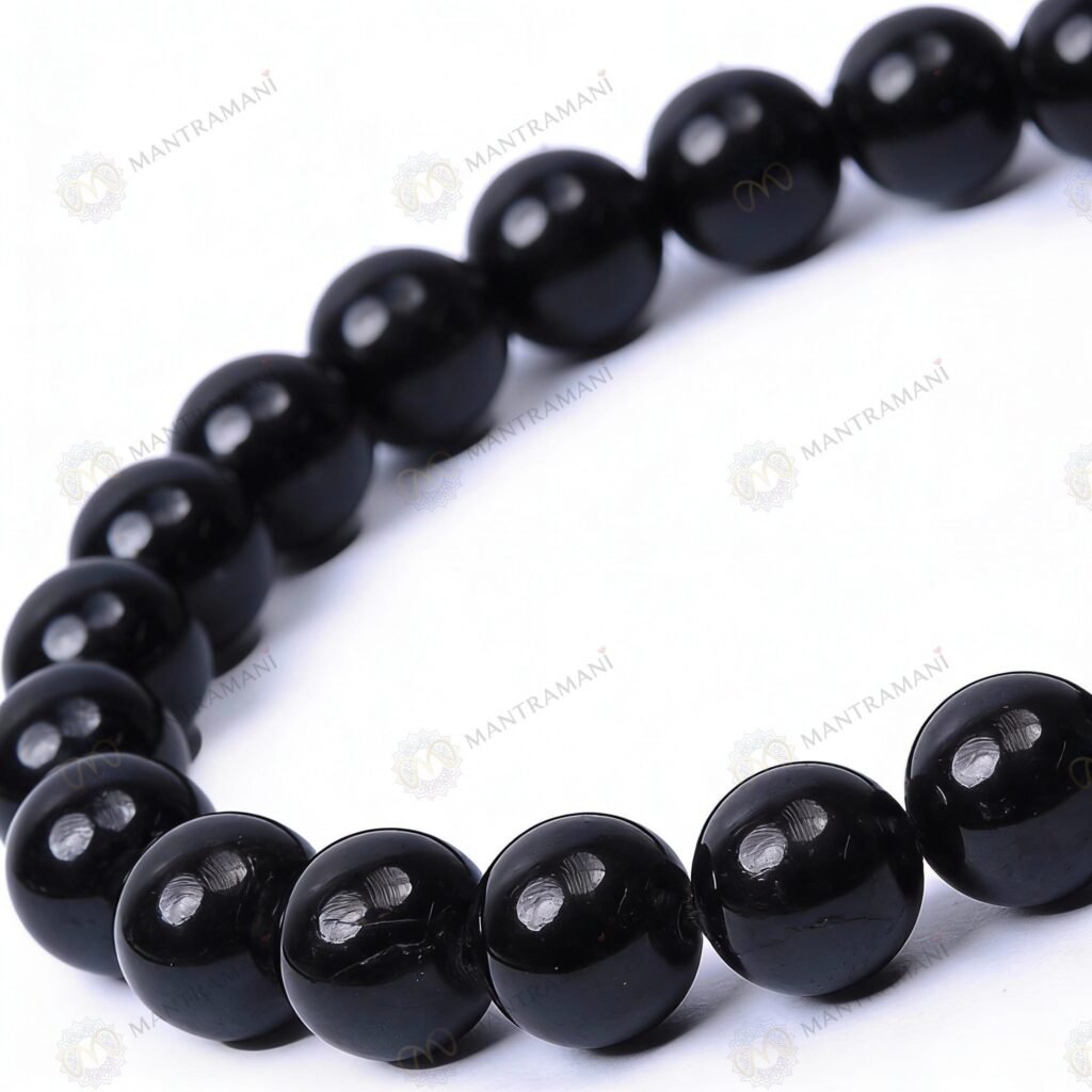 Éclipse Noire Black Tourmaline Bracelet – Protection | MantraMani